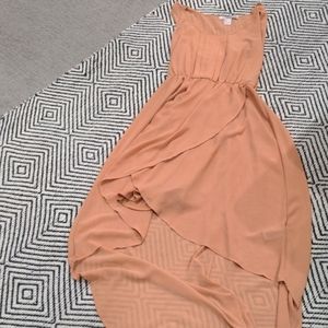 Peach dress